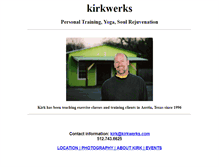 Tablet Screenshot of kirkwerks.com